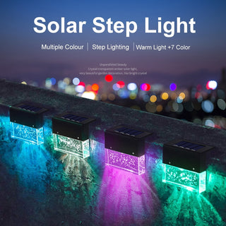 Waterproof New RGB LED Solar Light